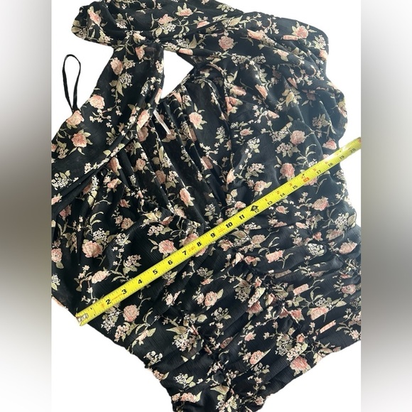 Free People Women’s Final Rose Boho Floral Long Sleeve Blouse - Picture 10 of 16